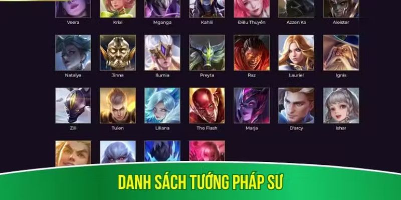 Danh sách tướng pháp sư