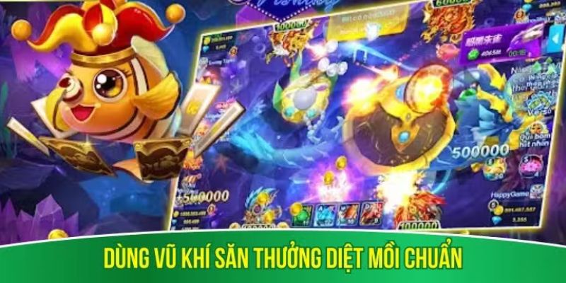 Dùng vũ khí săn thưởng diệt mồi chuẩn