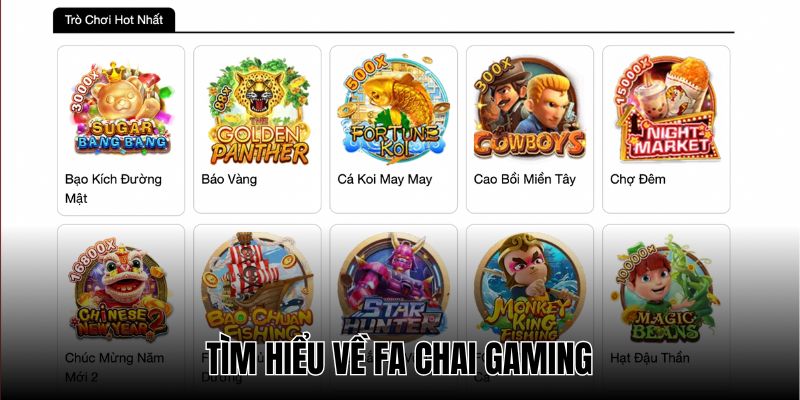 FA Chai Gaming là sân chơi nổ hũ top đầu tại KO66